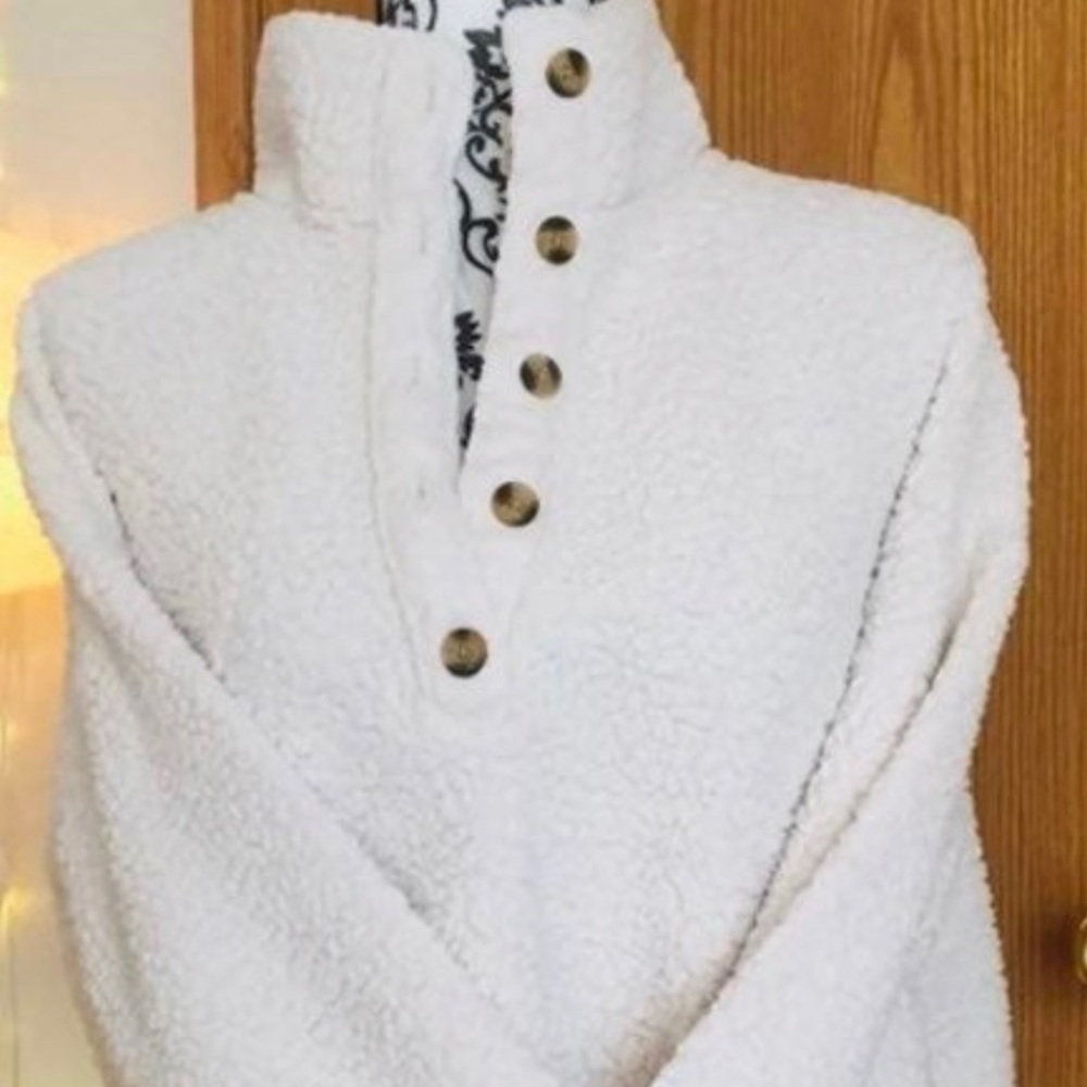 LOWEST- AERIE Sherpa Pullover
